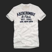 heren abercrombie fitch korte tees est 1892 new york wit Winkel Enschede 3vrb8143